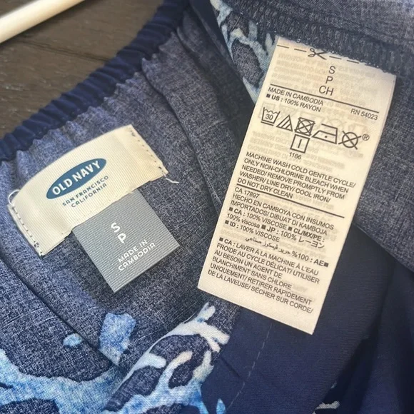 Old Navy Coral Print Spaghetti Strap Sleeveless Mini Dress - Picture 16 of 16